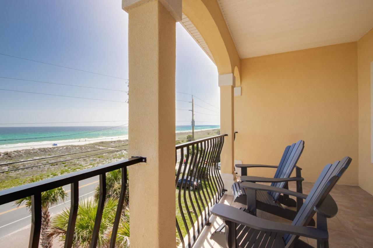 2 Gulf View Balconies! 3 Story Townhome With 4 Bedrooms, 4 Bathrooms! Sleeps12 Panama City Beach Exterior photo